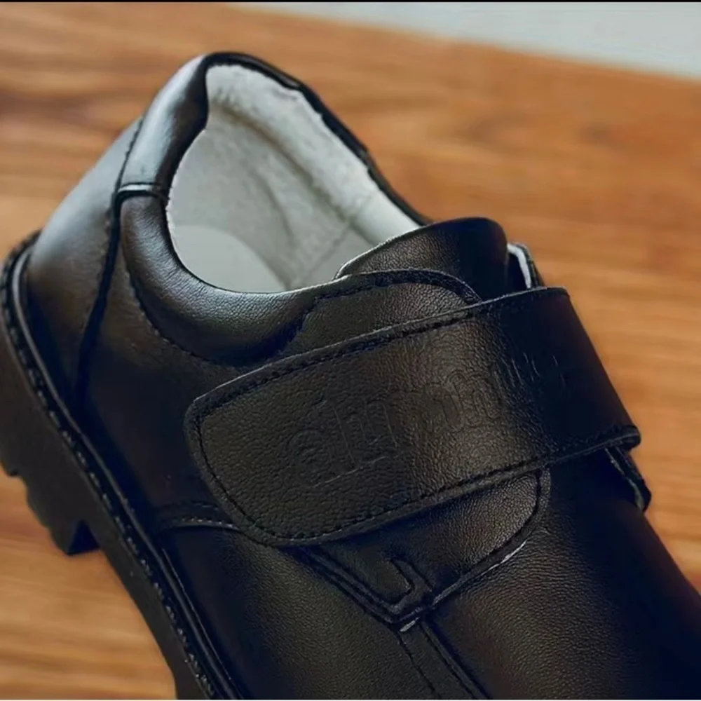 Casual Classic Low Top Black Shoes For Boys Anti Soft Sole For Performance Party